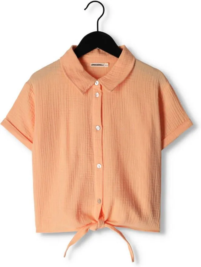 AMMEHOELA Meisjes Blouses Am.maan.01 Koraal