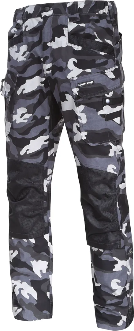 Camouflage werkbroek met versterkingen, 2XL Lahti Pro L4051405