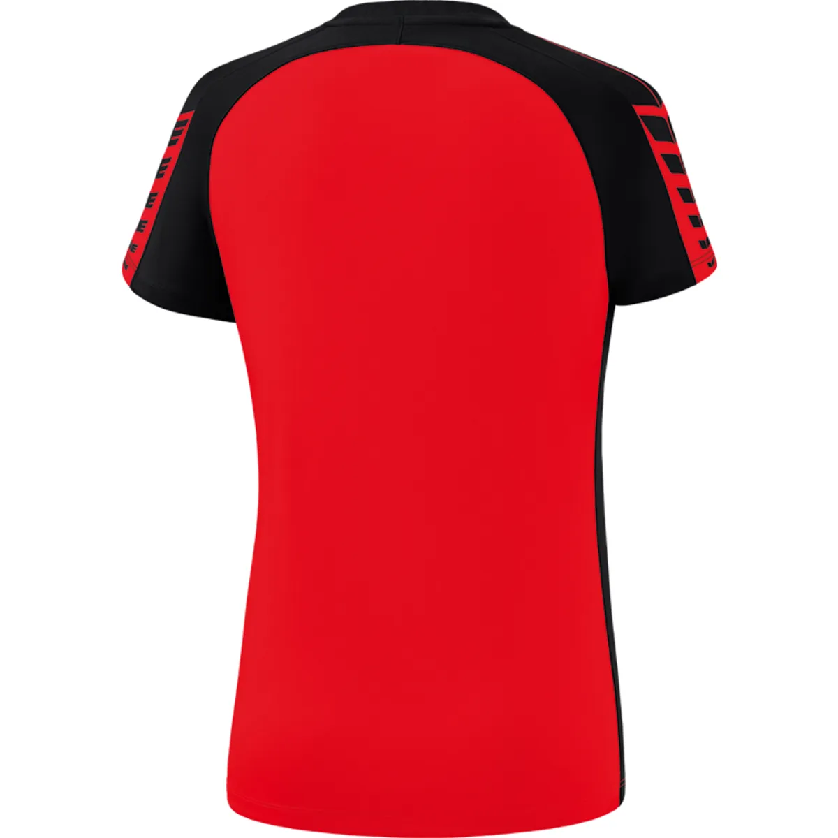 ERIMA SIX WINGS TSHIRT DAMES  ROOD / ZWART