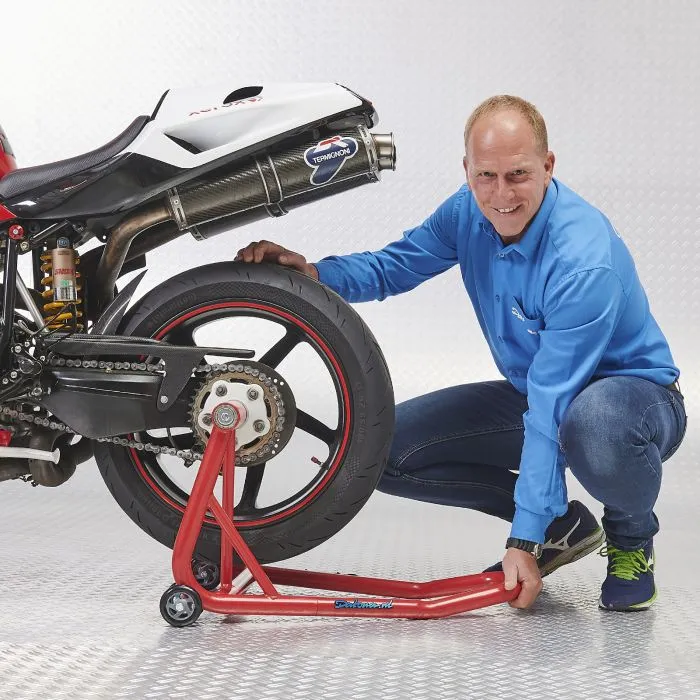 EXTRA STERKE PADDOCKSTAND ENKELZIJDIGE OPHANGING  DUCATI (21,7 EN 25,7 MM)
