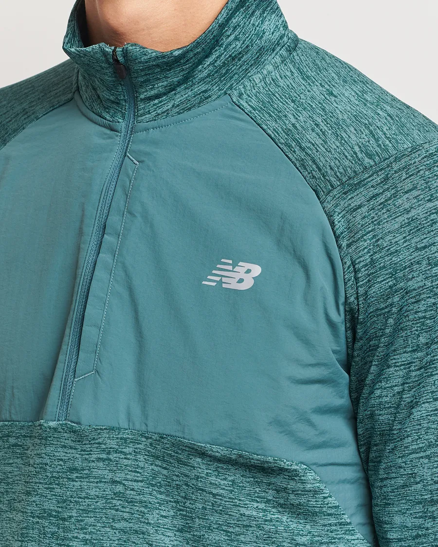 Heat Grid Half Zip New Spruce