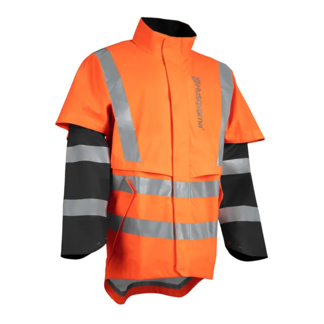 HUSQVARNA PROTECT HV JACKET REGENJACK PROTECT HIGHVIZ S