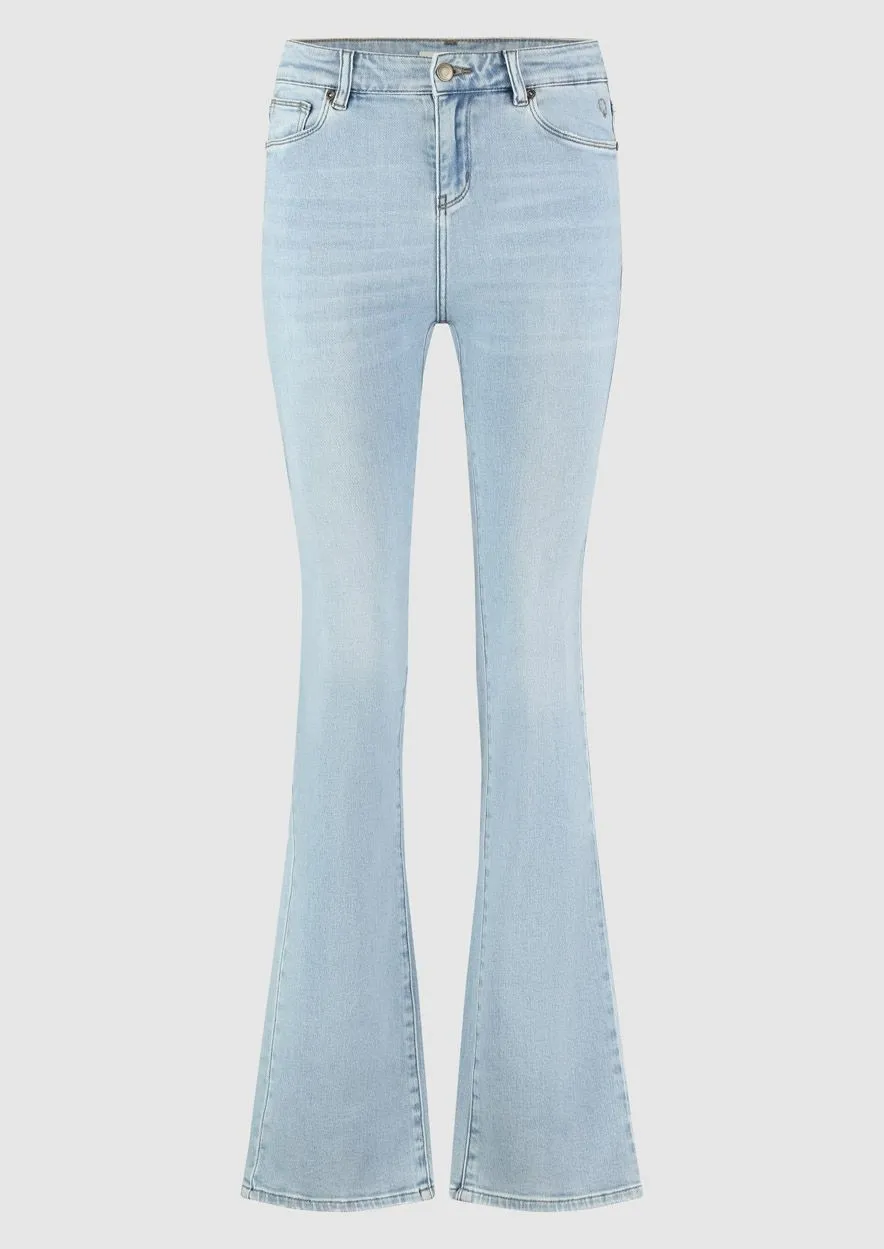 LIZZY HEAVENLY BLUE  HIGHRISE FLARED