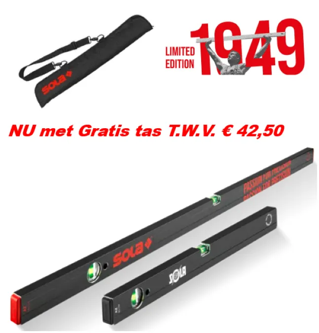 SOLA 1949 LIMITED EDITION AZSET 60 + 120 WATERPAS – 01031440