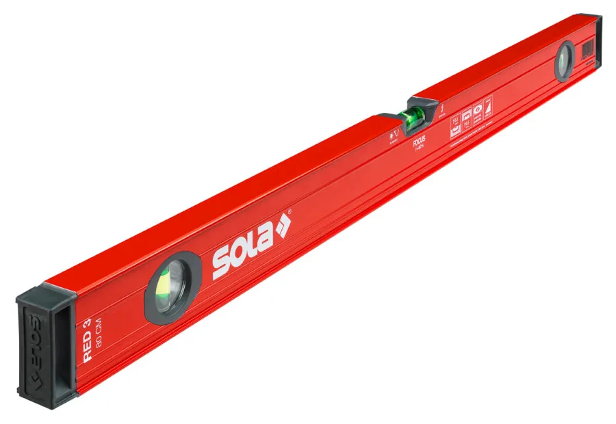 Sola Alu waterpas RED3/60  60 cm 3 libellen