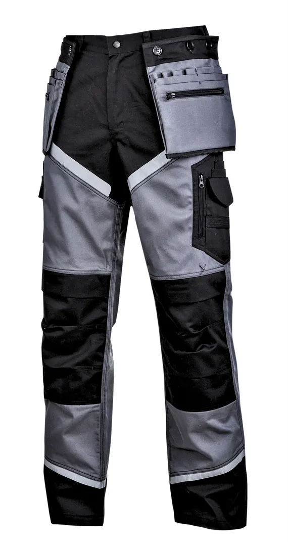 WERKBROEK, ZWART  GRIJS REFLECTOREN M LAHTI PRO L4051602