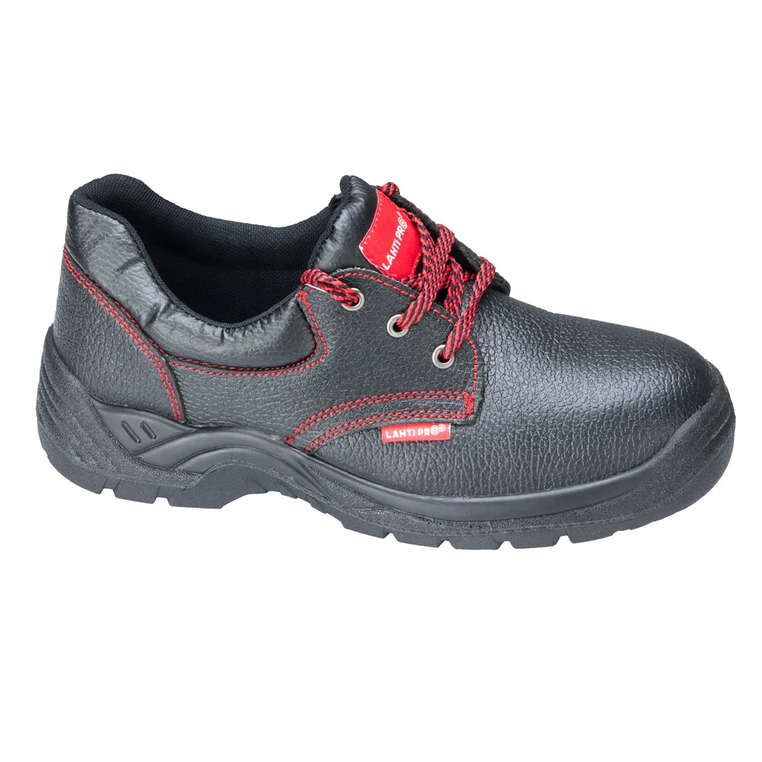 Werkschoenen zonder veiligheidsneus, leer zwart, o1 src, 40 Lahti Pro L3040140