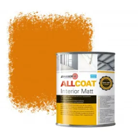 Zinsser Allcoat Interior Muurverf RAL 2000 Geeloranje - 1 liter