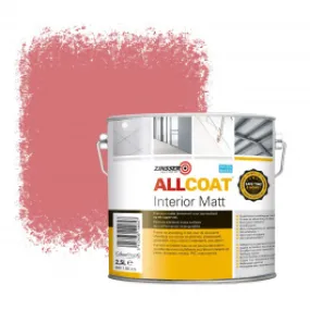 Zinsser Allcoat Interior Muurverf RAL 3014 Antiekroze - 2,5 liter