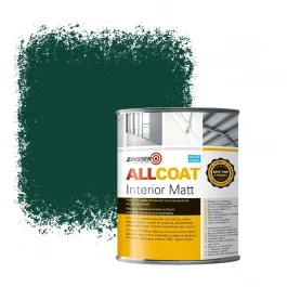 ZINSSER ALLCOAT INTERIOR MUURVERF RAL 6005 MOSGROEN  1 LITER