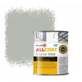 Zinsser Allcoat Interior Muurverf RAL 7038 Agaatgrijs - 1 liter