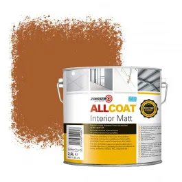 ZINSSER ALLCOAT INTERIOR MUURVERF RAL 8023 ORANJEBRUIN  2,5 LITER