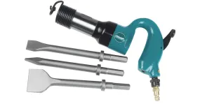 Zware pneumatische hakhamerset + 3 beitels 12,7 mm Aircraft